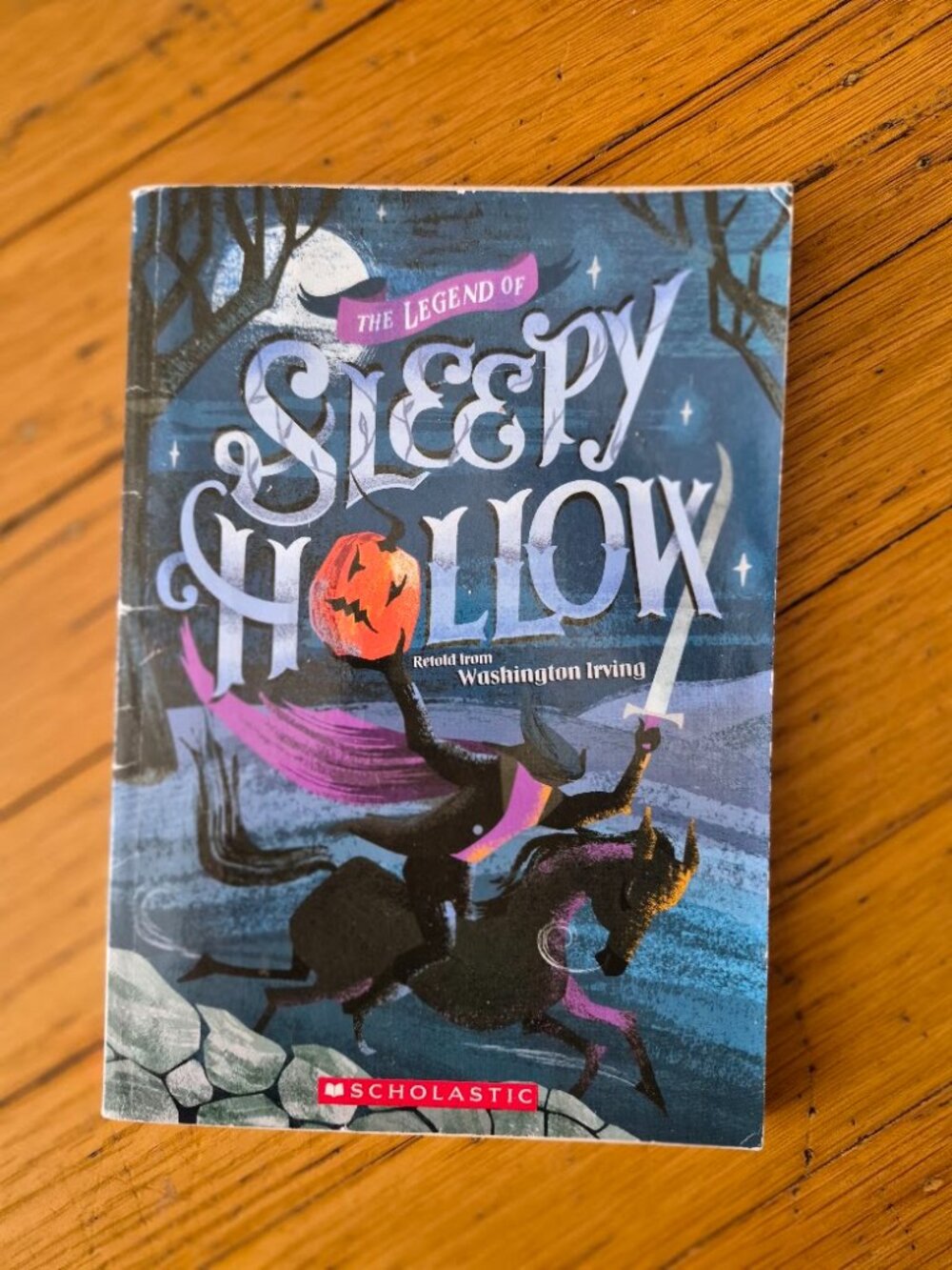 The Legend of Sleepy Hollow Washington Irving Scholastic Book